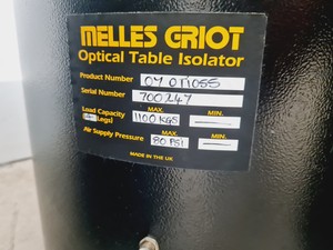 Thumbnail image of 4 x Melles Griot Optical Table Passive Isolator Legs 