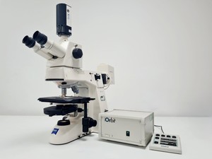 Image of Zeiss Axioskop 40 FL w/ 3 x Objectives, QImaging Camera & Prior Orbit ES9ZF21M