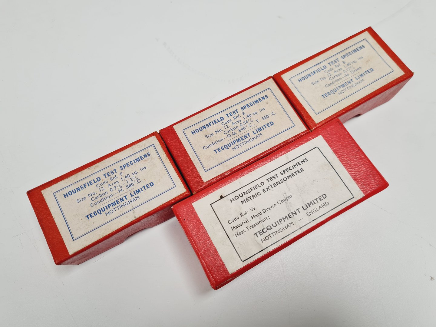 Image of Hounsfield H20K-W Tensometer w/ PSU & Various Parts