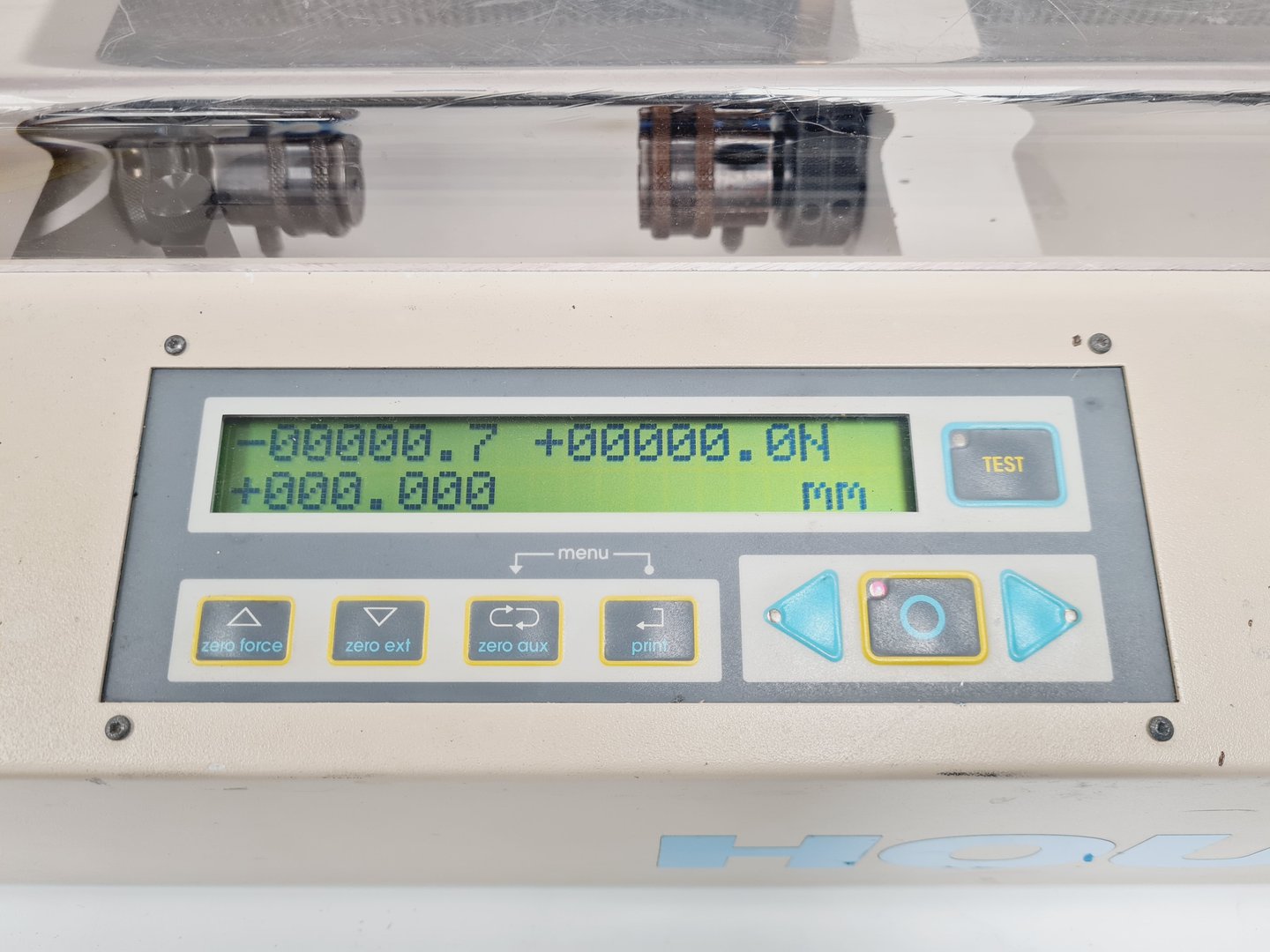 Image of Hounsfield H20K-W Tensometer w/ PSU & Various Parts