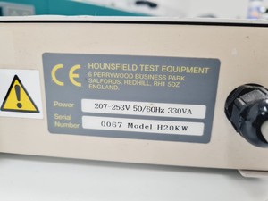 Thumbnail image of Hounsfield Model H20K-W Tensometer w/ PSU & Various Parts