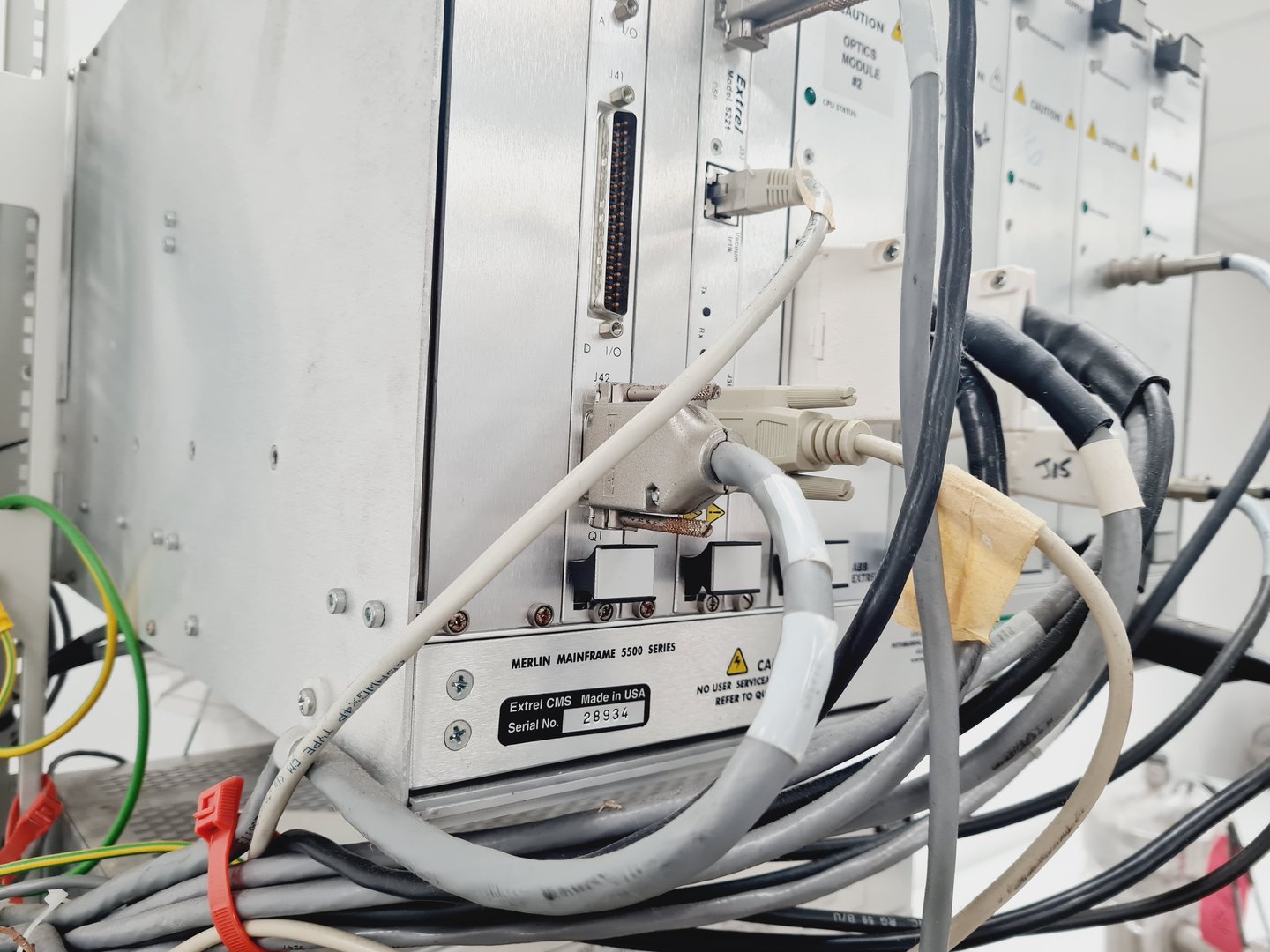 Image of ABB Extrel Mass Spectrometer Quadruple Mass w/ Pumps, Chiller & Various Parts