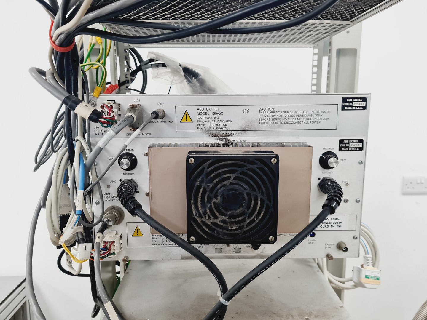 Image of ABB Extrel Mass Spectrometer Quadruple Mass w/ Pumps, Chiller & Various Parts