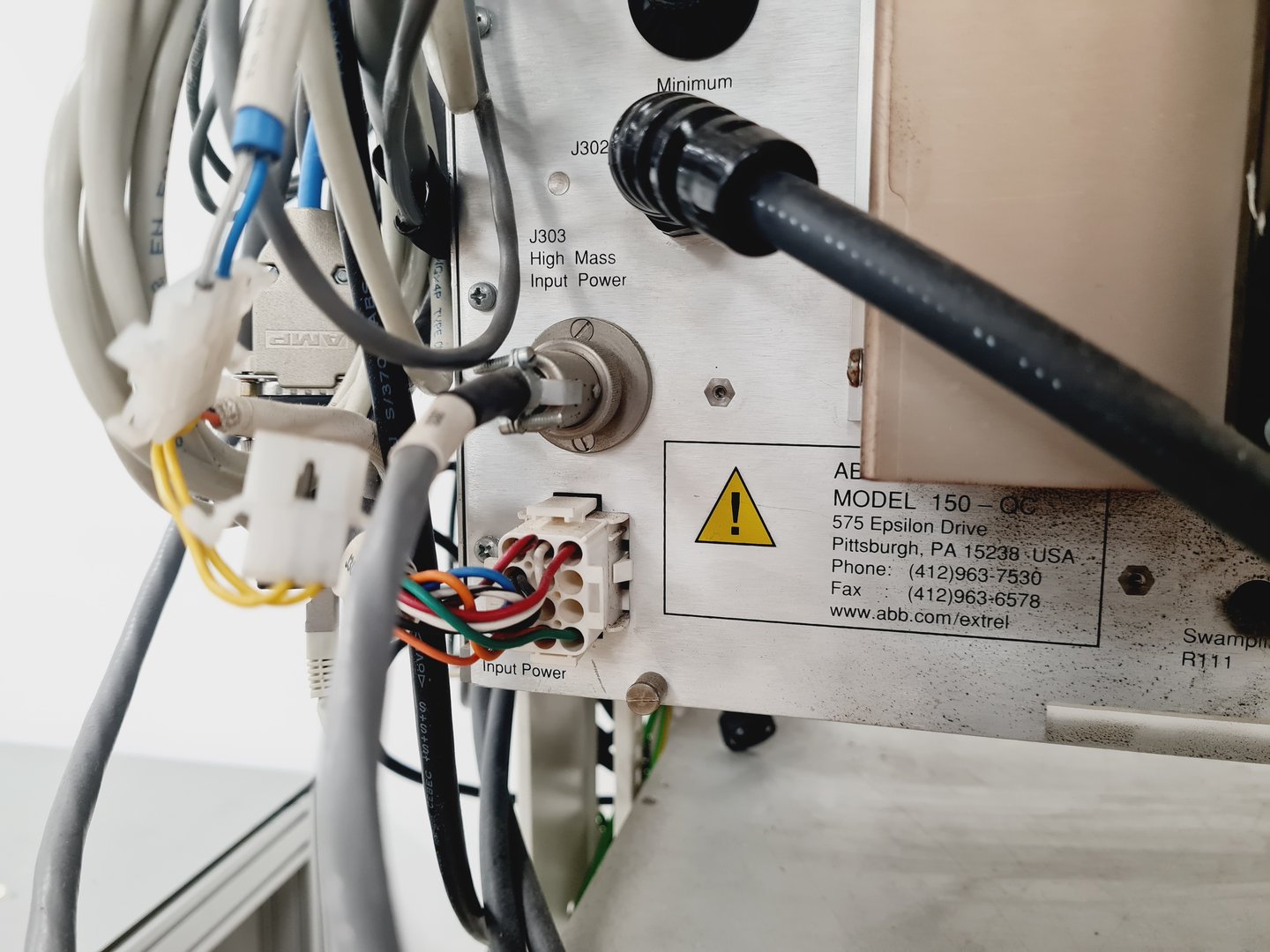 Image of ABB Extrel Mass Spectrometer Quadruple Mass w/ Pumps, Chiller & Various Parts