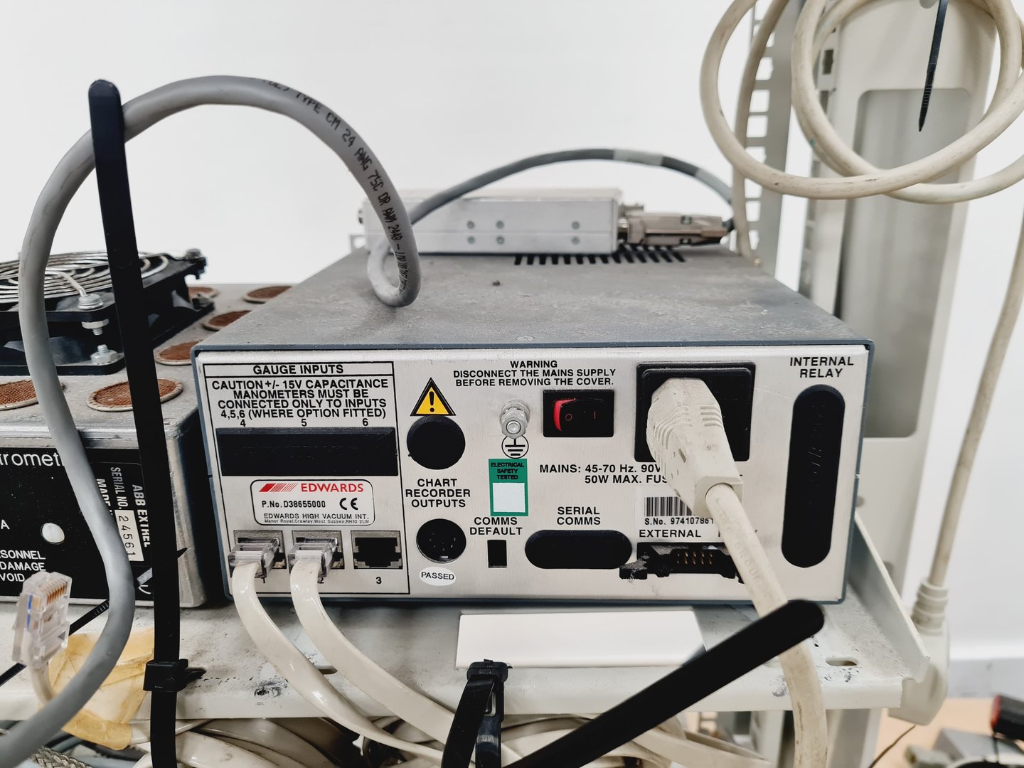 Image of ABB Extrel Mass Spectrometer Quadruple Mass w/ Pumps, Chiller & Various Parts