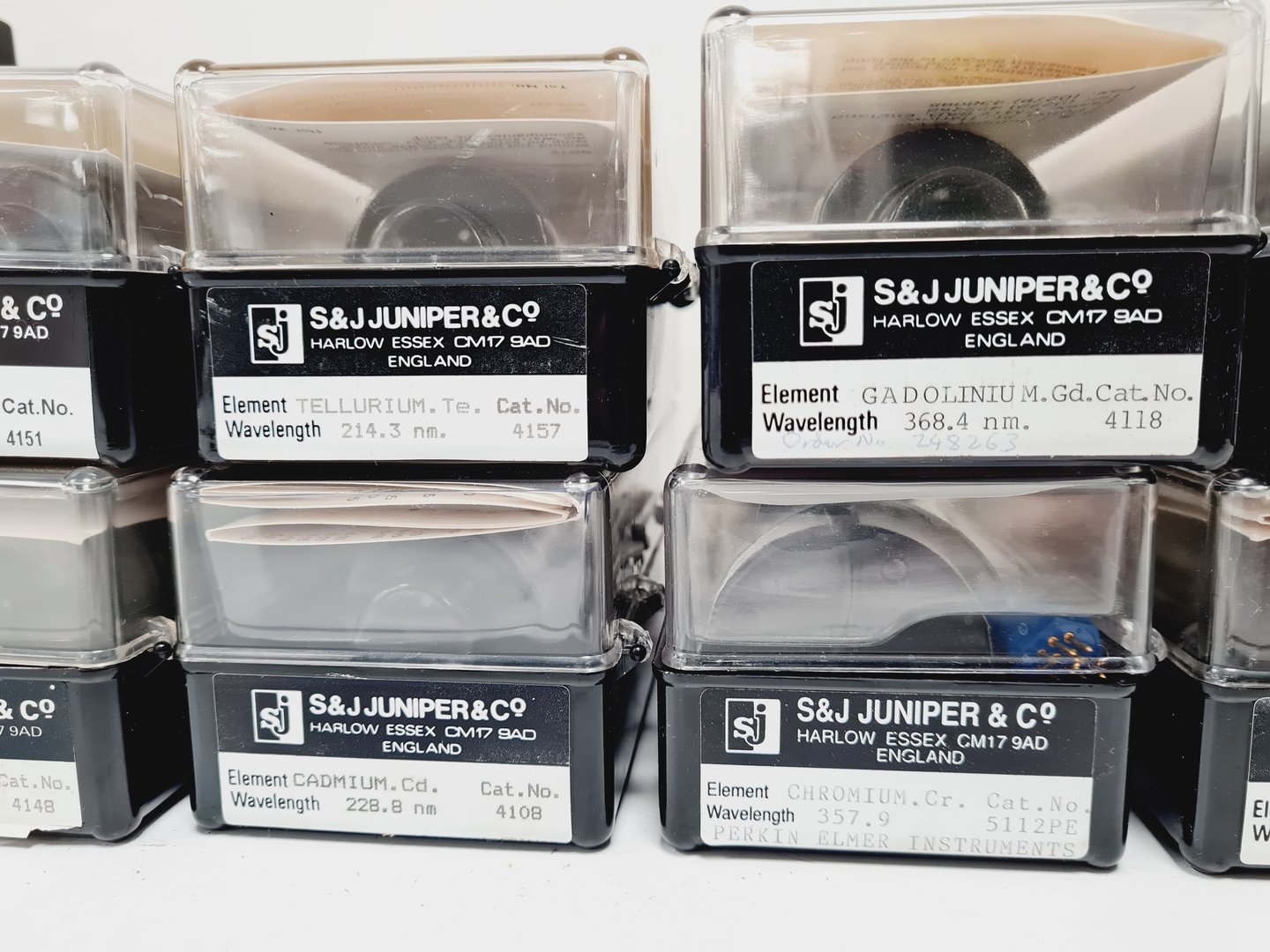 Image of Job Lot 46 x Hollow Cathode Lamps AAS Perkin Elmer, Varian etc