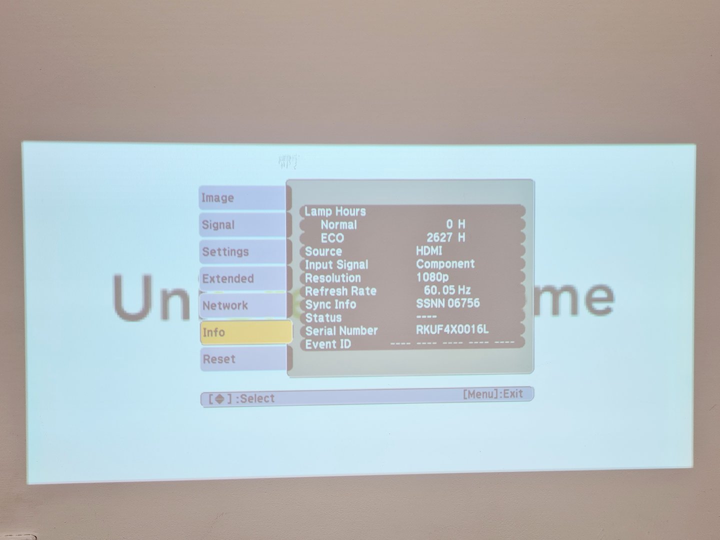 Image of Epson EB-1960 3LCD Projector 