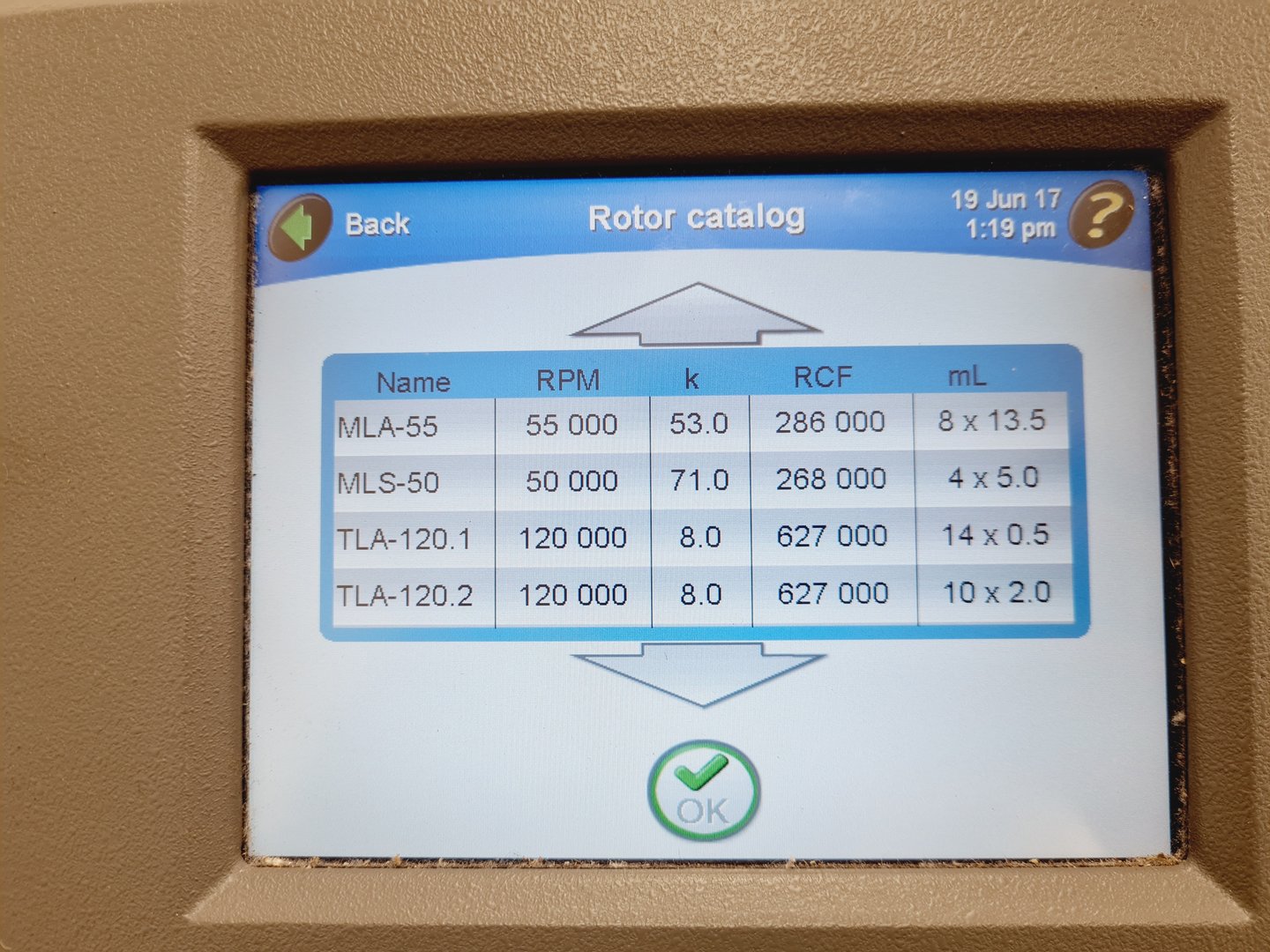 Image of Beckman Coulter Optima MAX-XP Ultracentrifuge Lab