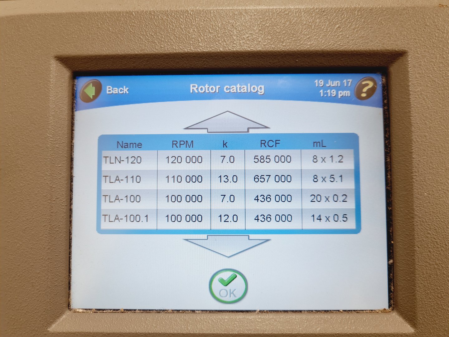 Image of Beckman Coulter Optima MAX-XP Ultracentrifuge Lab