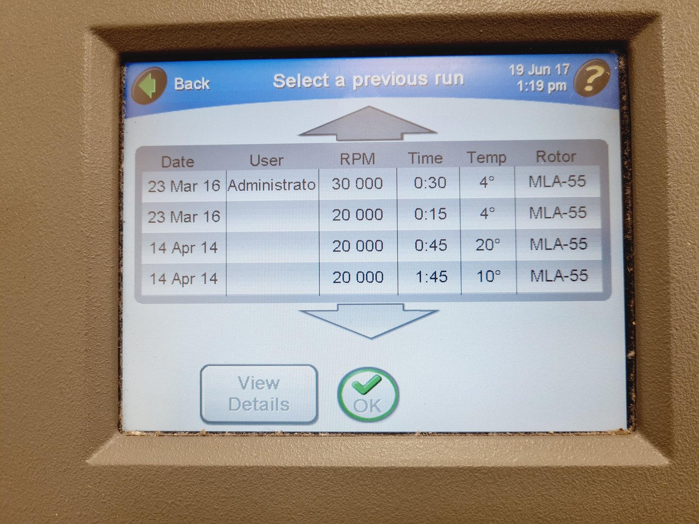 Image of Beckman Coulter Optima MAX-XP Ultracentrifuge Lab