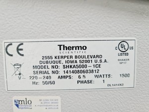 Thumbnail image of Thermo Scientific MAXQ 5000 SHKE5000-1CE (4351) Shaking Incubator Lab Faulty