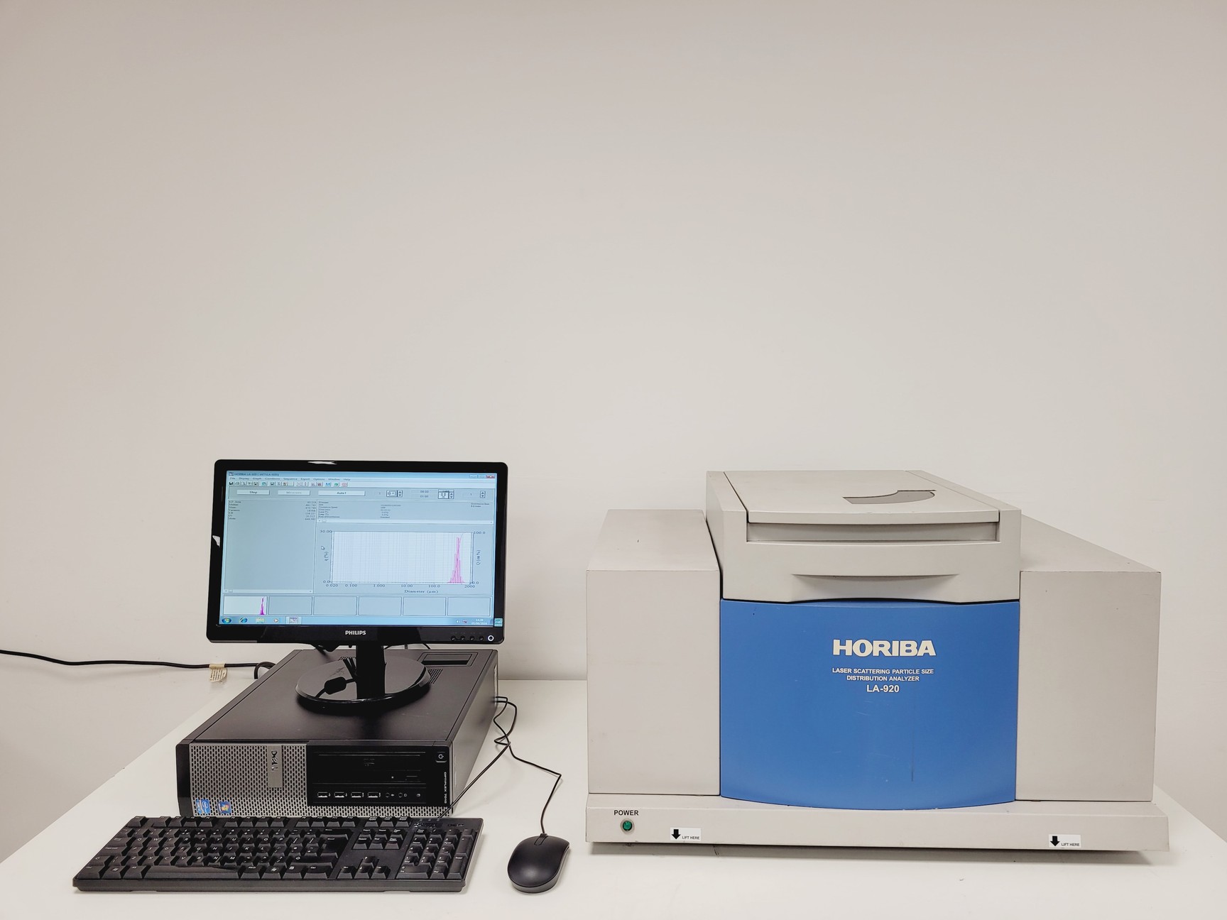 Image of Horiba LA-920 Laser Scattering Particle Size Distribution Analyzer Lab