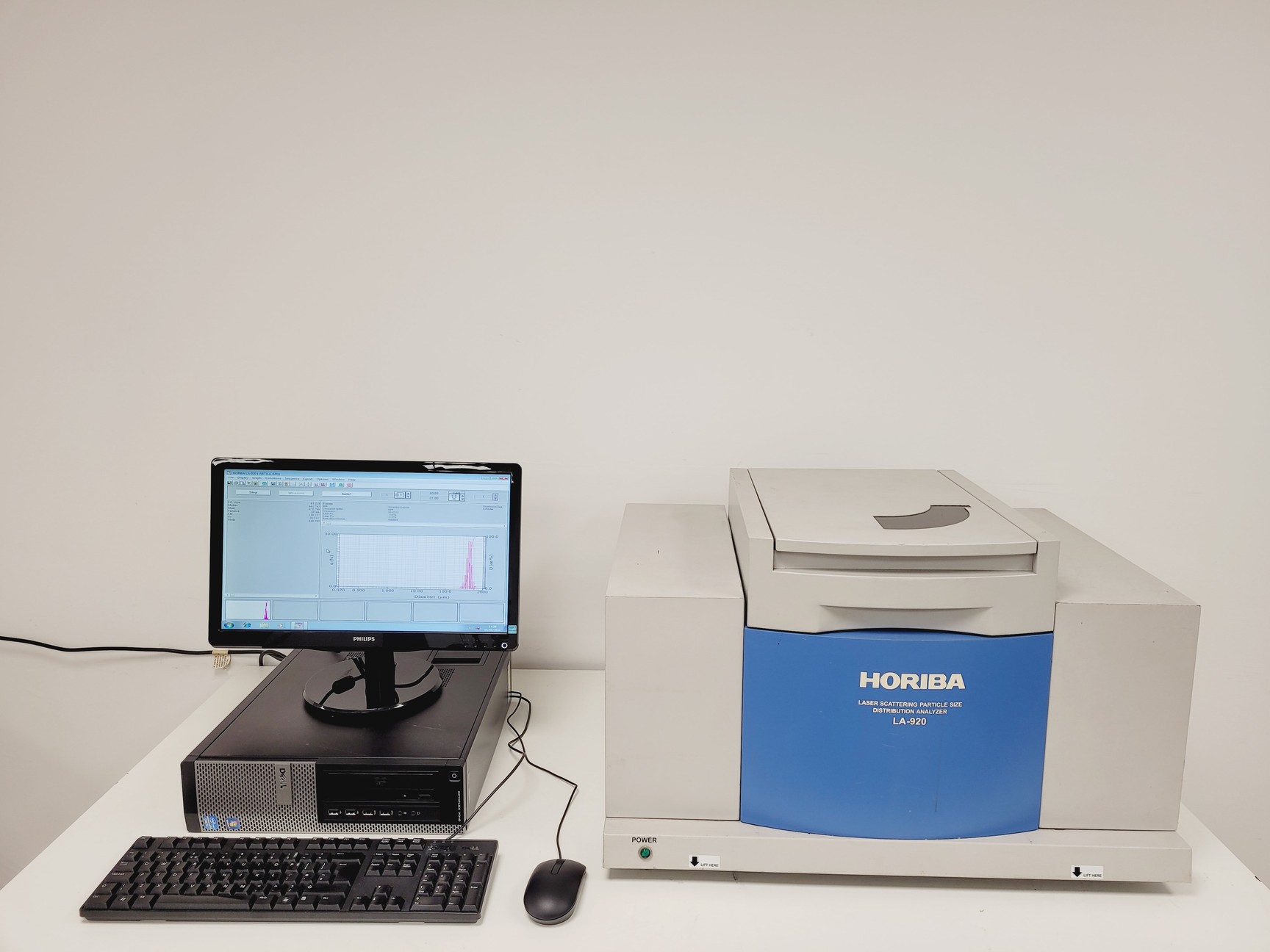 Image of Horiba LA-920 Laser Scattering Particle Size Distribution Analyzer Lab