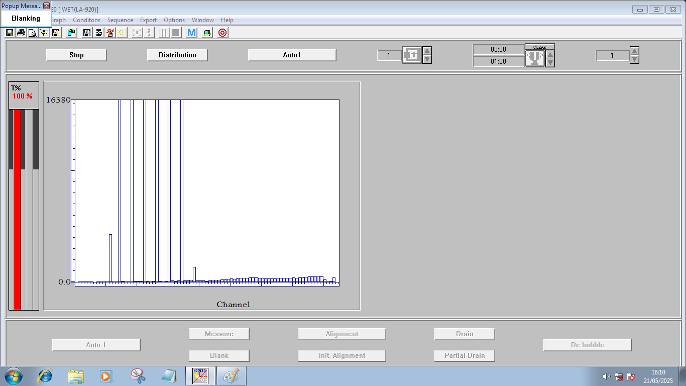 Image of Horiba LA-920 Laser Scattering Particle Size Distribution Analyzer Spares/Repair