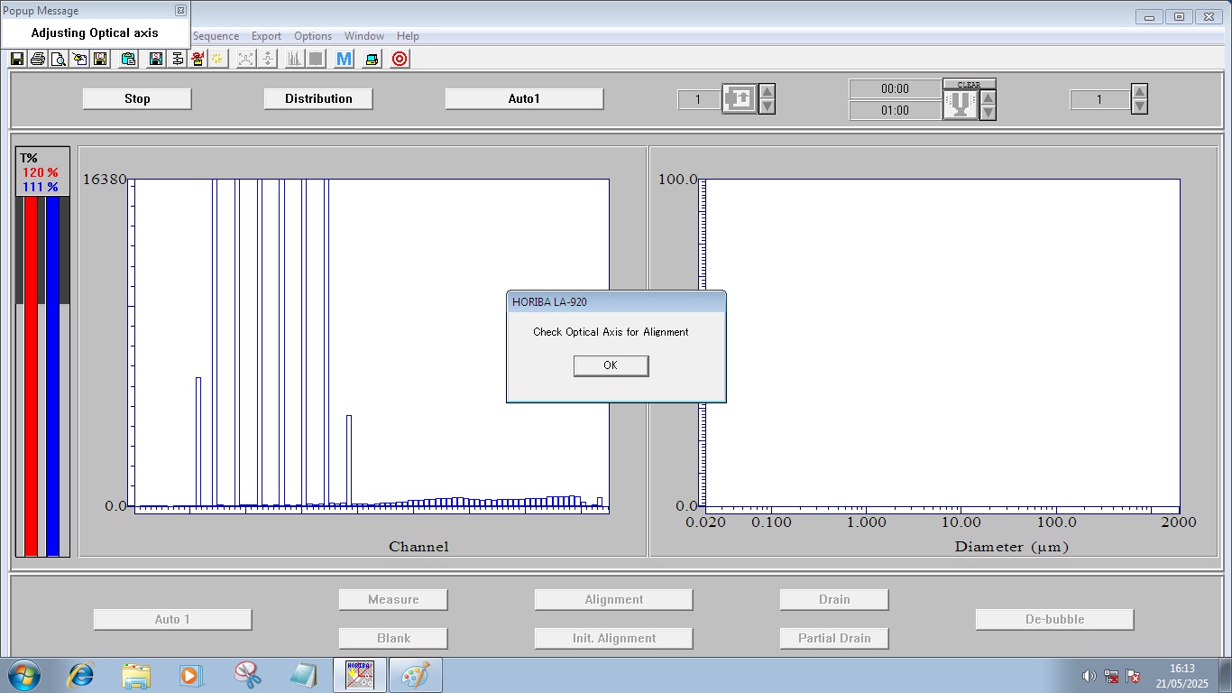 Image of Horiba LA-920 Laser Scattering Particle Size Distribution Analyzer Spares/Repair