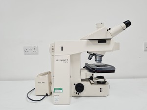 Thumbnail image of Zeiss Axioplan 2ie MOT Fluorescence Microscope w/ 4 Objectives Lab