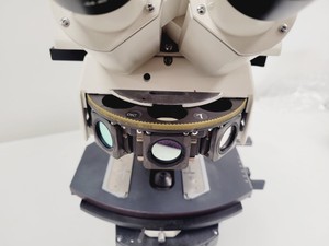 Thumbnail image of Zeiss Axioplan 2ie MOT Fluorescence Microscope w/ 4 Objectives Lab