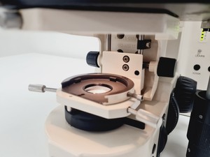 Thumbnail image of Zeiss Axioplan 2ie MOT Fluorescence Microscope w/ 4 Objectives Lab