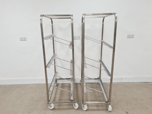 Thumbnail image of 2 x Multi-Tier Rack Laboratory Trolleys