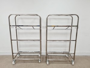 Thumbnail image of 2 x Multi-Tier Rack Laboratory Trolleys