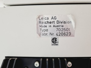 Thumbnail image of Leica Reichert Ultracut S, FCS 702401, FCS Control, AG Control and Dewar Meter