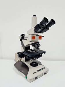 Thumbnail image of Nikon Optiphot-2 Microscope w/ 5 Objectives, Ph1, Ph2, Ph3, Plan 2