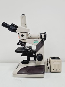 Thumbnail image of Nikon Optiphot-2 Microscope w/ 5 Objectives, Ph1, Ph2, Ph3, Plan 2