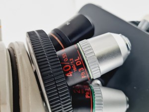 Thumbnail image of Nikon Optiphot-2 Microscope w/ 5 Objectives, Ph1, Ph2, Ph3, Plan 2