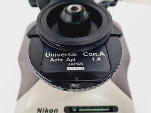 Thumbnail image of Nikon Optiphot-2 Microscope w/ 5 Objectives, Ph1, Ph2, Ph3, Plan 2