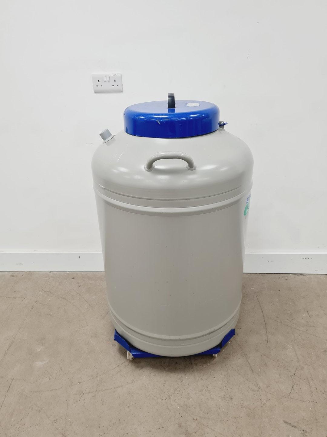 Image of Statebourne Biorack 6000 Liquid Nitrogen Cryogenic Storage Tank/Dewar & Racks