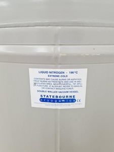 Thumbnail image of Statebourne Biorack 6000 Liquid Nitrogen Cryogenic Storage Tank/Dewar & Racks