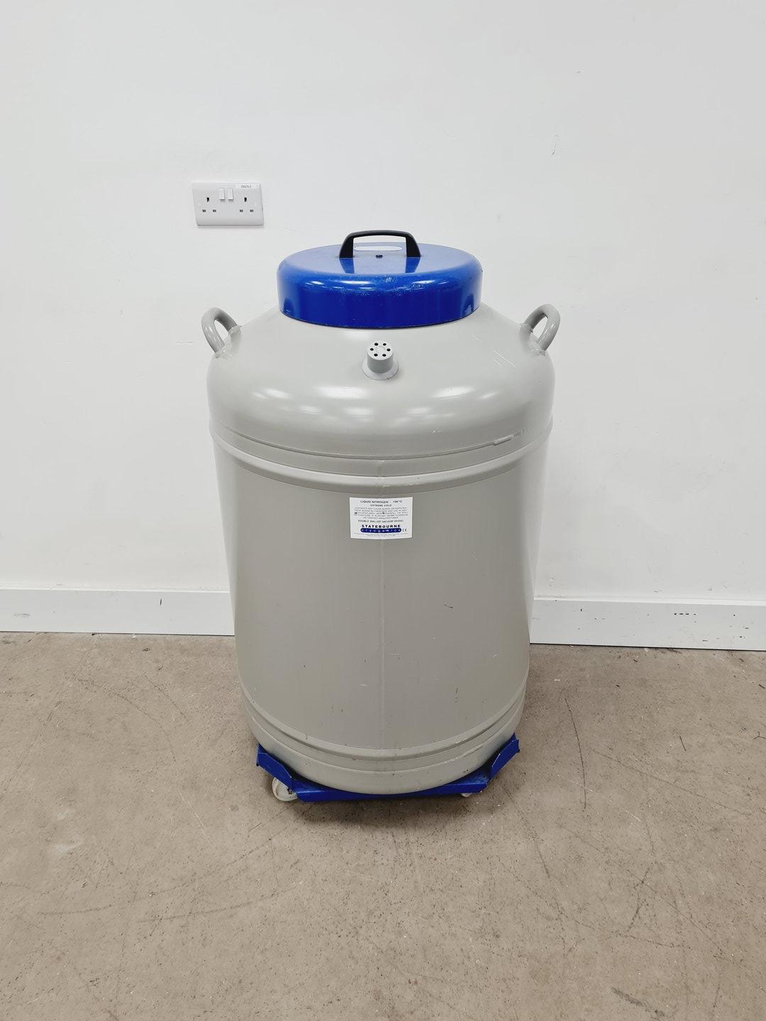 Image of Statebourne Biorack 6000 Liquid Nitrogen Cryogenic Storage Tank/Dewar & Racks