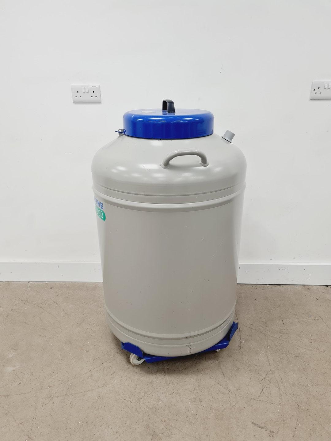 Image of Statebourne Biorack 6000 Liquid Nitrogen Cryogenic Storage Tank/Dewar & Racks