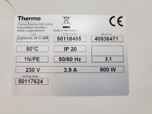 Thumbnail image of Thermo Scientific Cytomat 24 C-GR Spares/Repair Lab