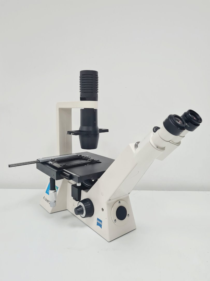 Image of Zeiss Axiovert 25 Inverted Fluorescence Phase Contrast Microscope Lab