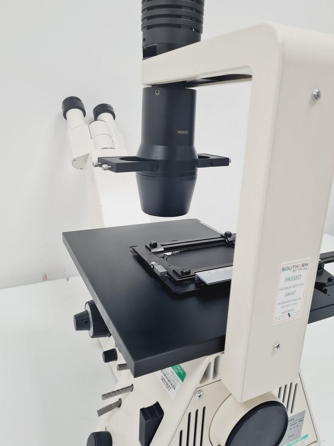 Zeiss Axiovert 25 Inverted Fluorescence Phase Contrast Microscope Lab