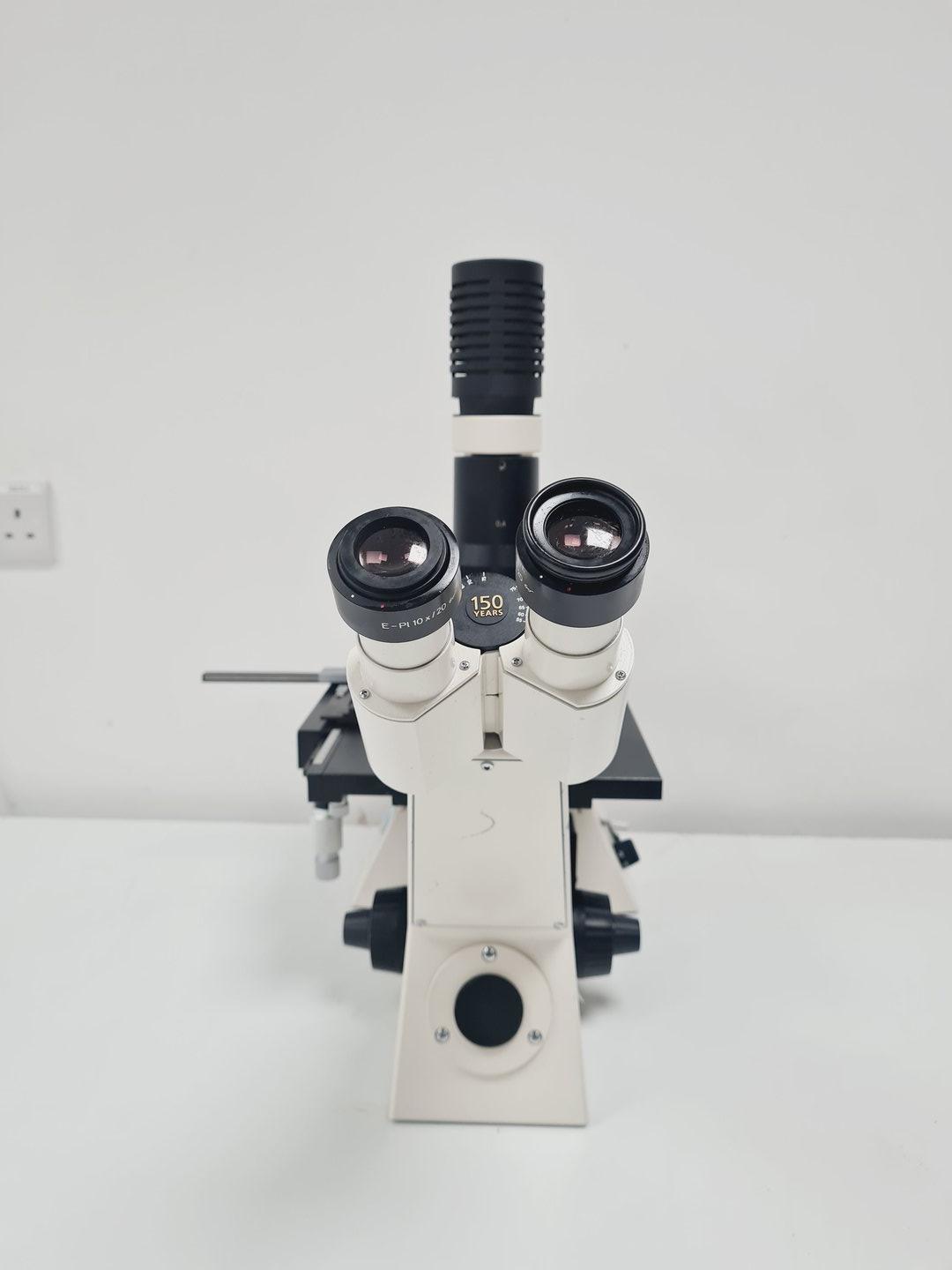 Image of Zeiss Axiovert 25 Inverted Fluorescence Phase Contrast Microscope Lab