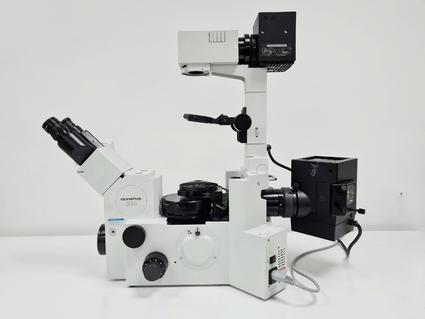 Image of Olympus IX70 Inverted Fluorescence Microscope w/ U-ULS100HG