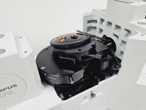 Thumbnail image of Olympus IX70 Inverted Fluorescence Microscope w/ U-ULS100HG Lab Spares/Repairs