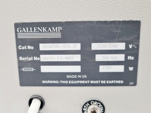 Thumbnail image of Gallenkamp Economy Incubator Size 1 Lab