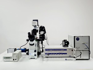 Thumbnail image of Olympus IX71 Inverted Microscope, Electrophysiology & Imaging System Lab 