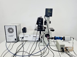 Thumbnail image of Olympus IX71 Inverted Microscope, Electrophysiology & Imaging System Lab 