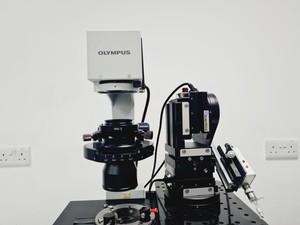Thumbnail image of Olympus IX71 Inverted Microscope, Electrophysiology & Imaging System Lab 