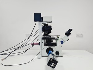 Thumbnail image of Olympus IX71 Inverted Microscope, Electrophysiology & Imaging System Lab 