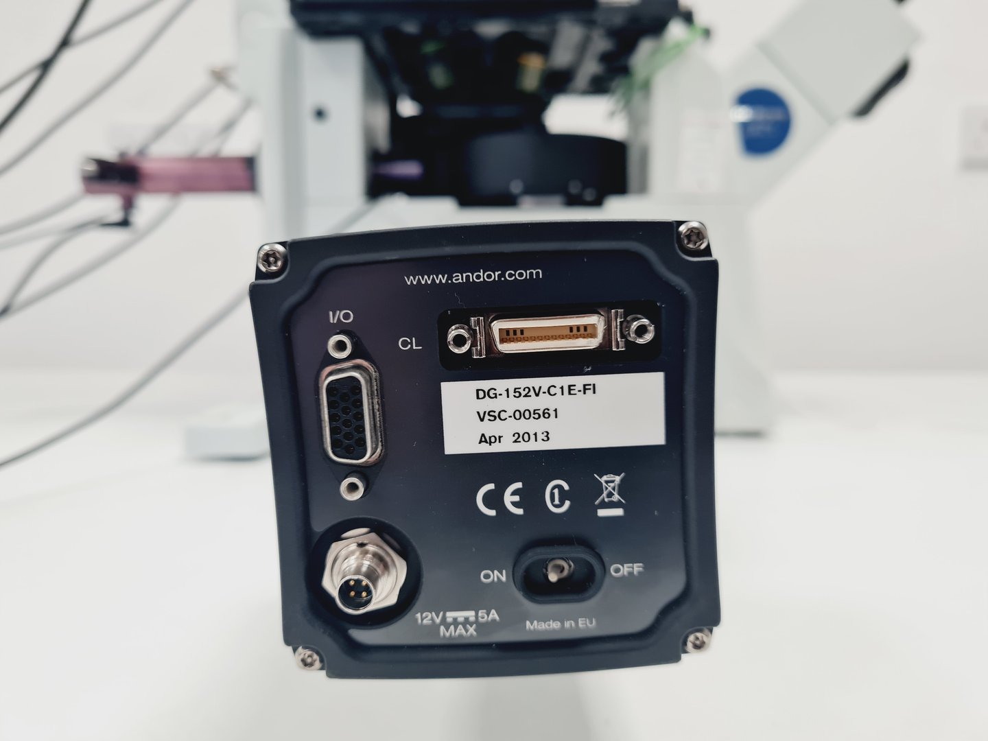 Image of Olympus IX71 Inverted Microscope, Electrophysiology & Imaging System Lab 