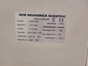 Thumbnail image of New Brunswick Scientific Innova U725-G Ultra Low Temperature Freezer Lab