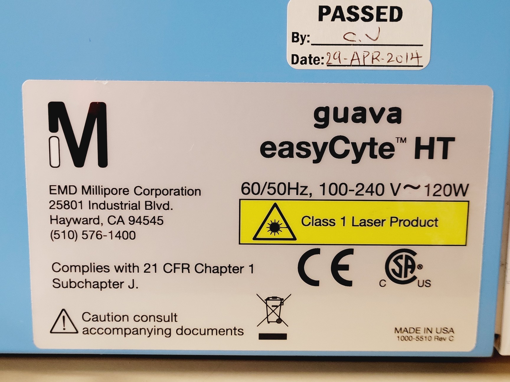 Image of Millipore Guava EasyCyte HT Flow Cytometer Lab Spares/Repairs