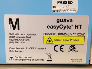 Thumbnail image of Millipore Guava EasyCyte HT Flow Cytometer Lab Spares/Repairs