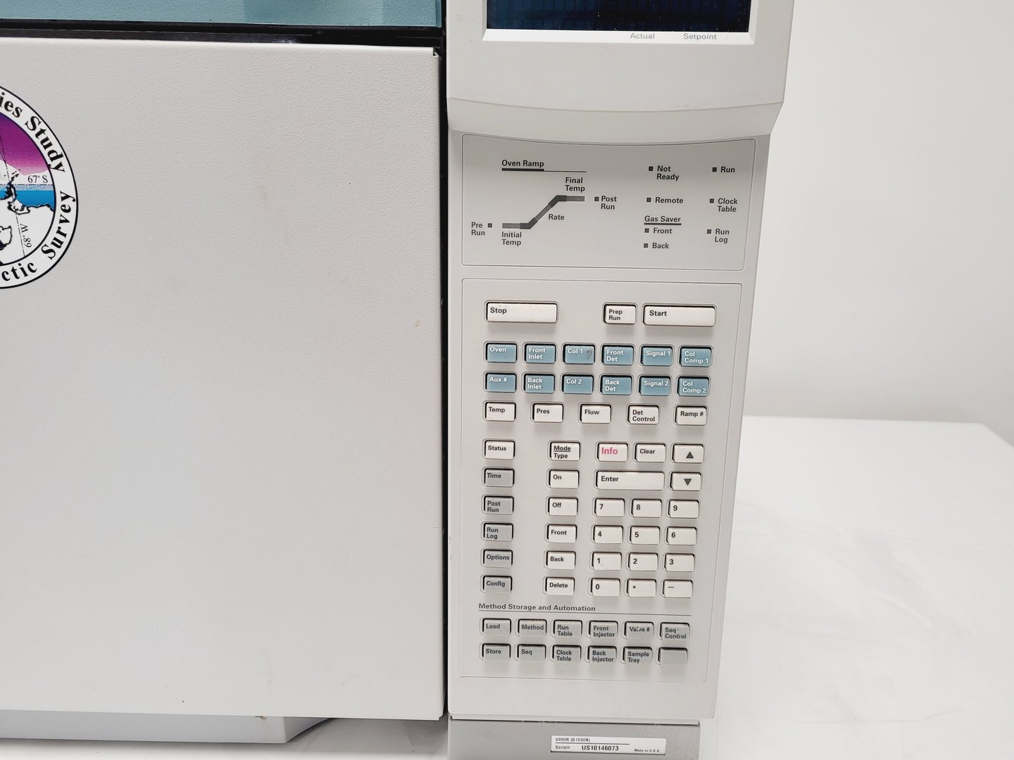 Image of Agilent Technologies 6890N Network GC Gas Chromatograph System Lab Faulty