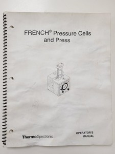 Thumbnail image of Thermo Spectronic French Pressure Cell Press FA078E Lab